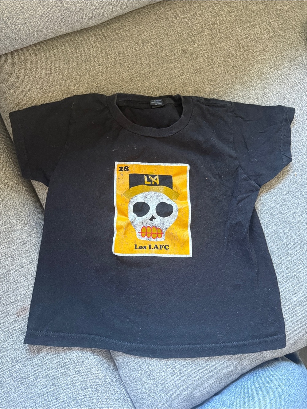 LAFC ETSY BOUTIQUE Black Kids' Graphic Skull Tee